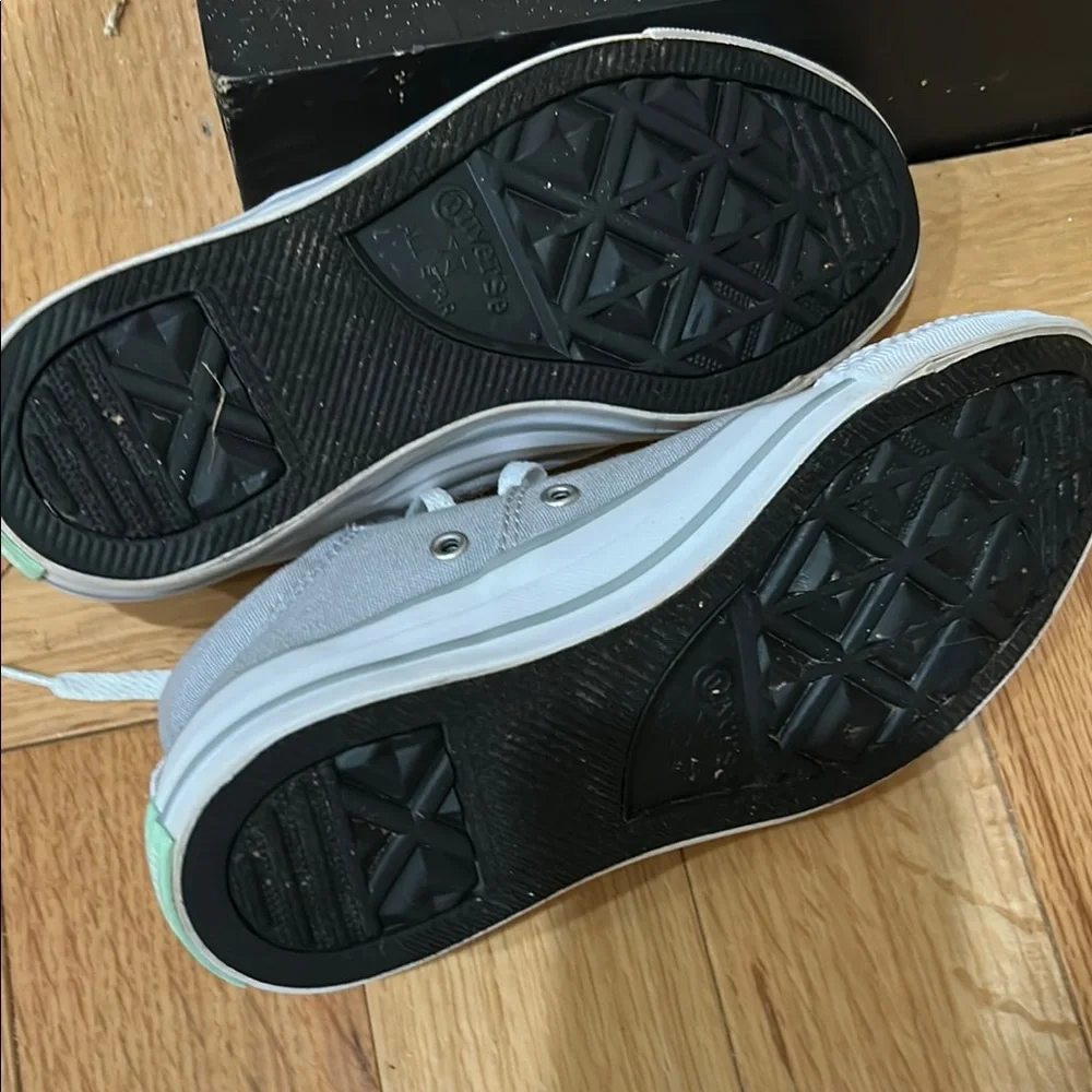 Converse Gray and Mint Sneakers - Picture 5 of 5
